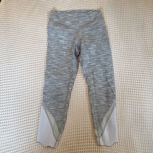 Lululemon Gray/White Leggings